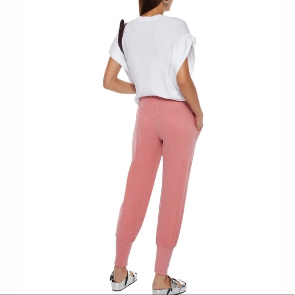 Walter Baker Elasticized-Waist Joggers In Antique Rose - Picture 2 of 8